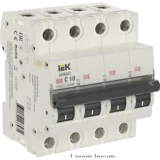 IEK ARMAT Автоматический выключатель M10N 4P C 10А