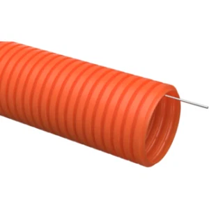 IEK Труба гофрированная ПНД d=40мм с зондом оранжевая тяжелая (15м) - CTG21-40-K09-015 IEK Труба гофрированная ПНД d=40мм с зондом оранжевая тяжелая (15м) - CTG21-40-K09-015