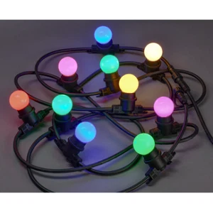 IEK LIGHTING Гирлянда белт-лайт 5м 10 цветных ламп IP65 черный шнур 3м 230В транзит - LGDU601-3-010-05-B-S-65 IEK LIGHTING Гирлянда белт-лайт 5м 10 цветных ламп IP65 черный шнур 3м 230В транзит - LGDU601-3-010-05-B-S-65