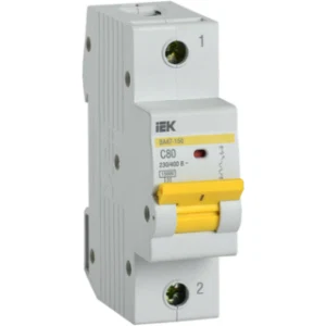 IEK Автоматический выключатель ВА47-150 1Р 80А 15кА C - MVA50-1-080-C IEK Автоматический выключатель ВА47-150 1Р 80А 15кА C - MVA50-1-080-C