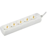 IEK Удлинитель У05 5 мест 2P+PE/1,5м 3х1мм2 10А/250В GENERICA